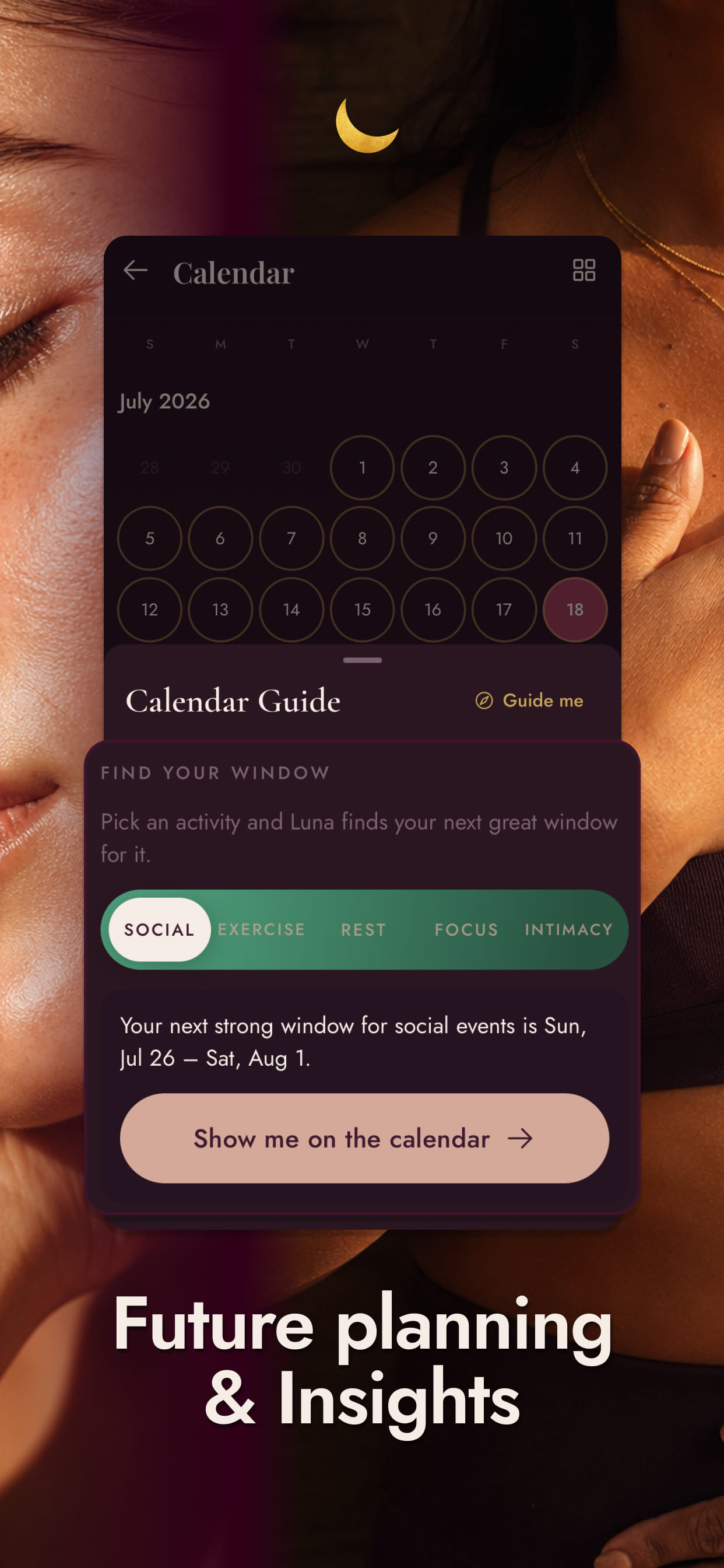 Luna calendar guide - future planning and insights